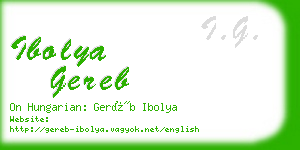 ibolya gereb business card